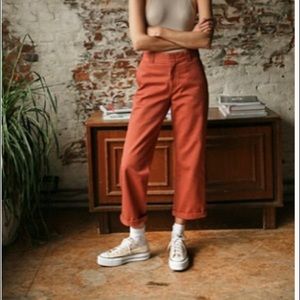 Dickies Worker Crop Roll Hem, NWT